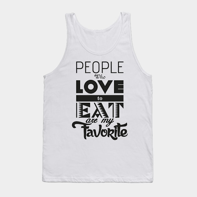 People who love to eat Tank Top by nektarinchen